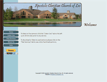 Tablet Screenshot of leoacchurch.org